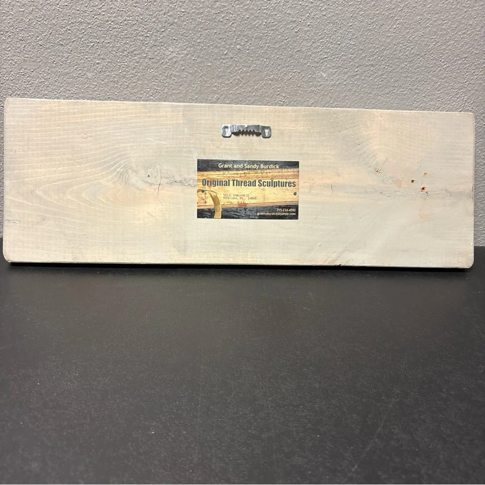 Wisconsin “Home” Wall Decor, Wooden, Gray, 16”x5.5”